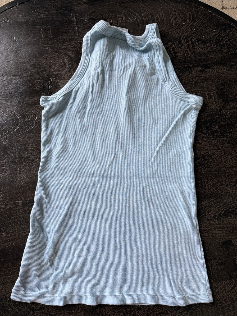 Nike Pale Blue Ribbed Racerback Tank - Picture 4 of 4